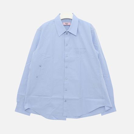 까르피)마틴로즈 CMR424SP BLUE 비대칭헴 셔츠